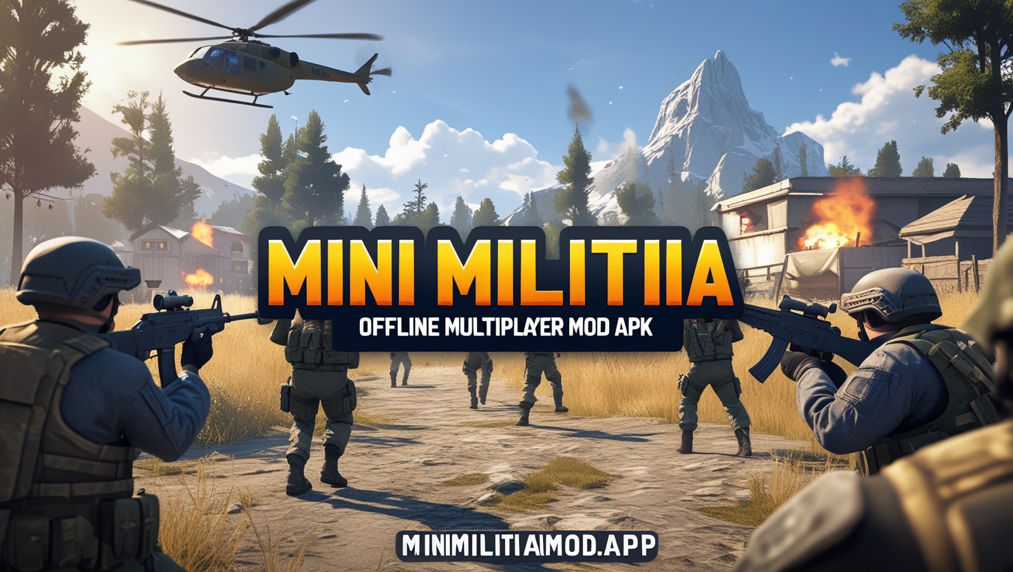 Mini Militia Offline Multiplayer Mod Apkv
