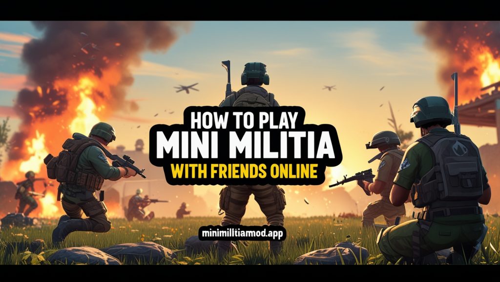 How to Play Mini Militia with Friends Online
