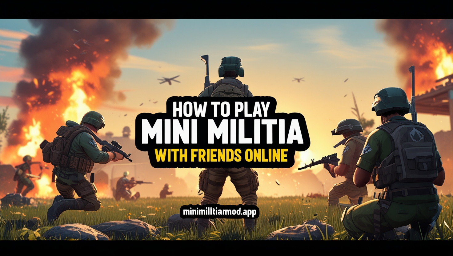 How to Play Mini Militia with Friends Online